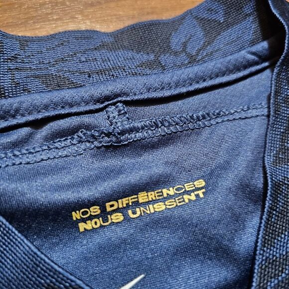 Nike France 2022 World Cup Home Jersey Medium M Navy Gold Mbappe Soccer Dri-Fit - Picture 2 of 12